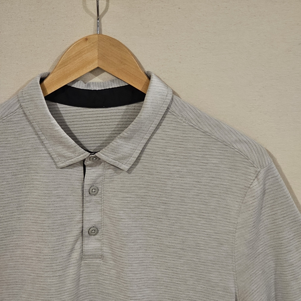 lululemon athletica Gray Polo Shirt